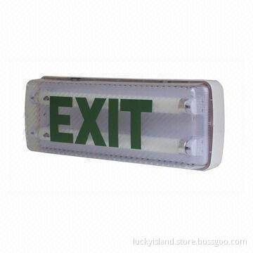 Emergency Exit Light with Built-in Recharging Cord
